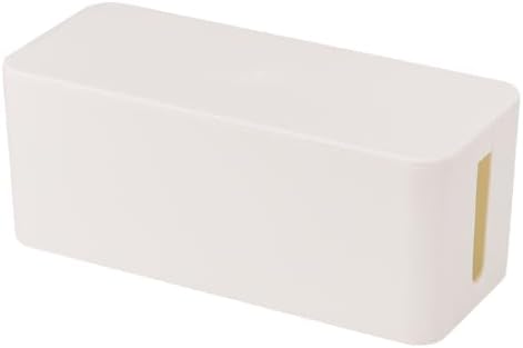 12.5x5.35x4.72in Cable Management Box Cable Organizer Box and Power Strip Box Hide Desk Cord and Floor Cables to Cover and Hide & Power Strips & Cords