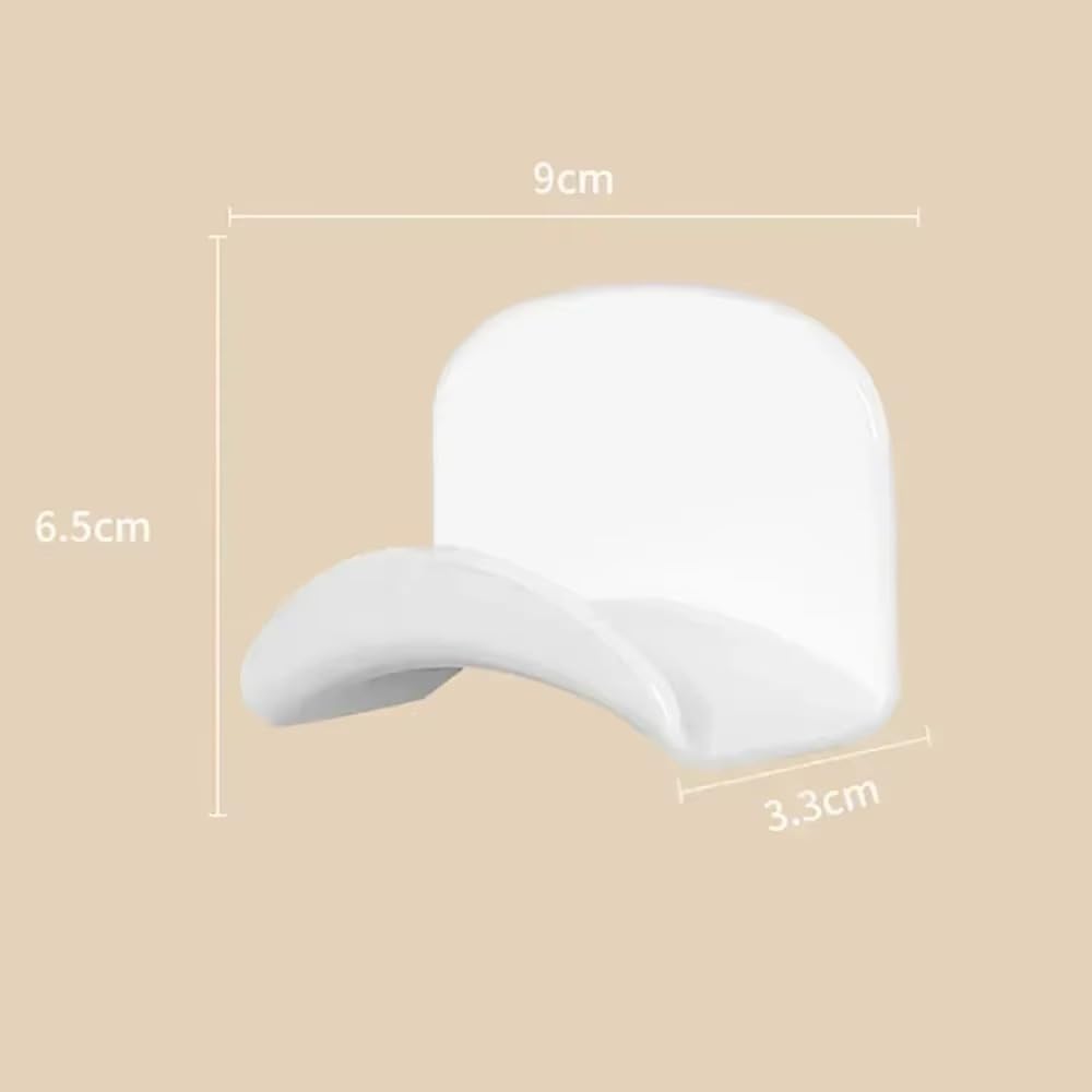 Universal Microphone Stand Headphone Bracket Storage Hook Dormitory Wall-Mounted Computer Headset Holder Earphone Display Holder (White)