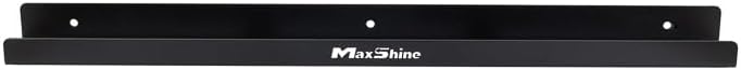 Maxshine Universal Detailing Spray Bottle Holder, 2-Pack | Wall-Mounted Organizer Rack Holds 6 Spray Bottles (16oz) | Lightweight, Durable Storage Accessory for Mobile Car Detailing & Garage Use