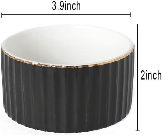 Paper Clip Holder for Desk Ceramic Paperclip Holders, Office Desktop Paperclips Binders Dispenser Organizer, Black