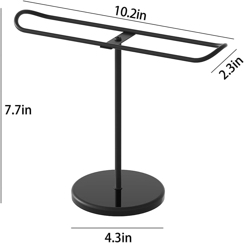 Headband Holder Organizer,Head Band Stand For Girls Room,Mouse Ear Storage For Women,Hair Accessories Display Rack (Metal Black Headband Holder)