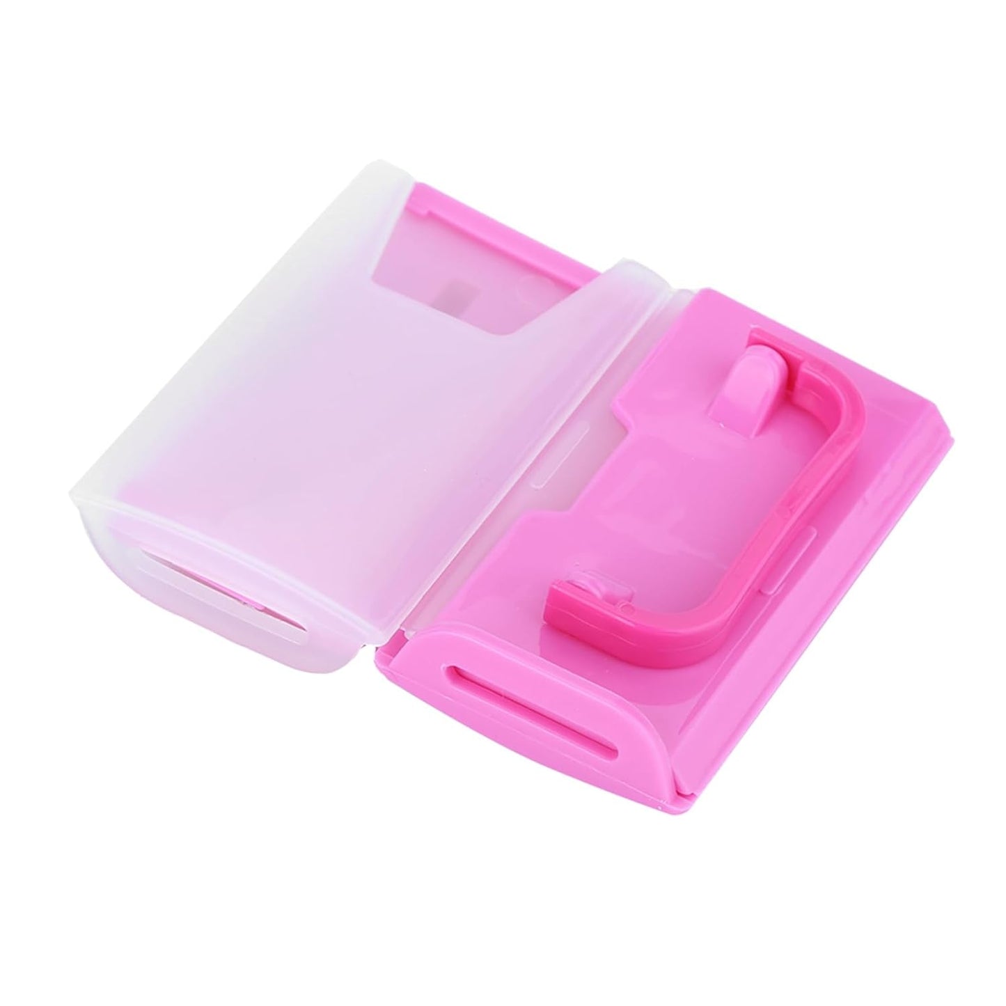Milk Carton Holder Adjustable Spillproof Milk Drink Holder with Handle for Kid Child Kitchen Tool (Red)