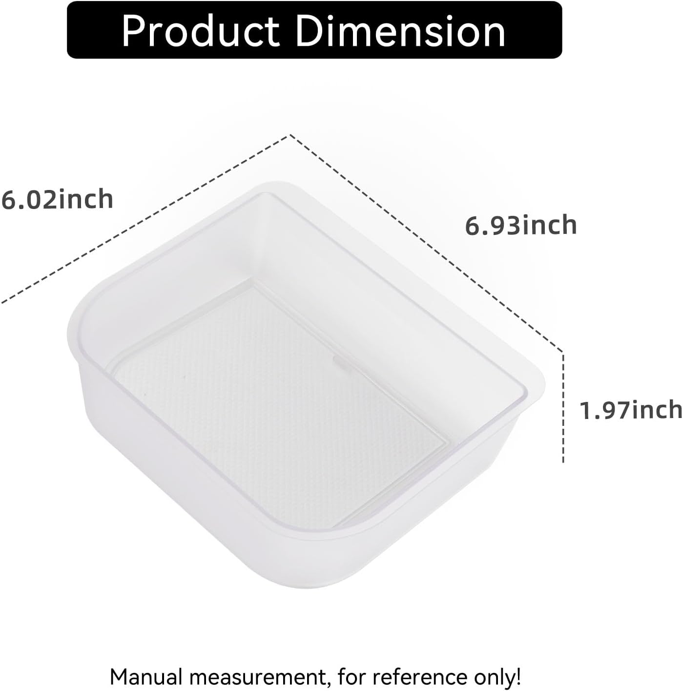 SMABEE Center Console Cool Box Organizer for Toyota Land Cruiser Prado 250/ Lexus GX 550 2024 2025 2026 Armrest Storage Box ABS Insert Tray Accessories (Only Fit Cool Box) - Frosted White
