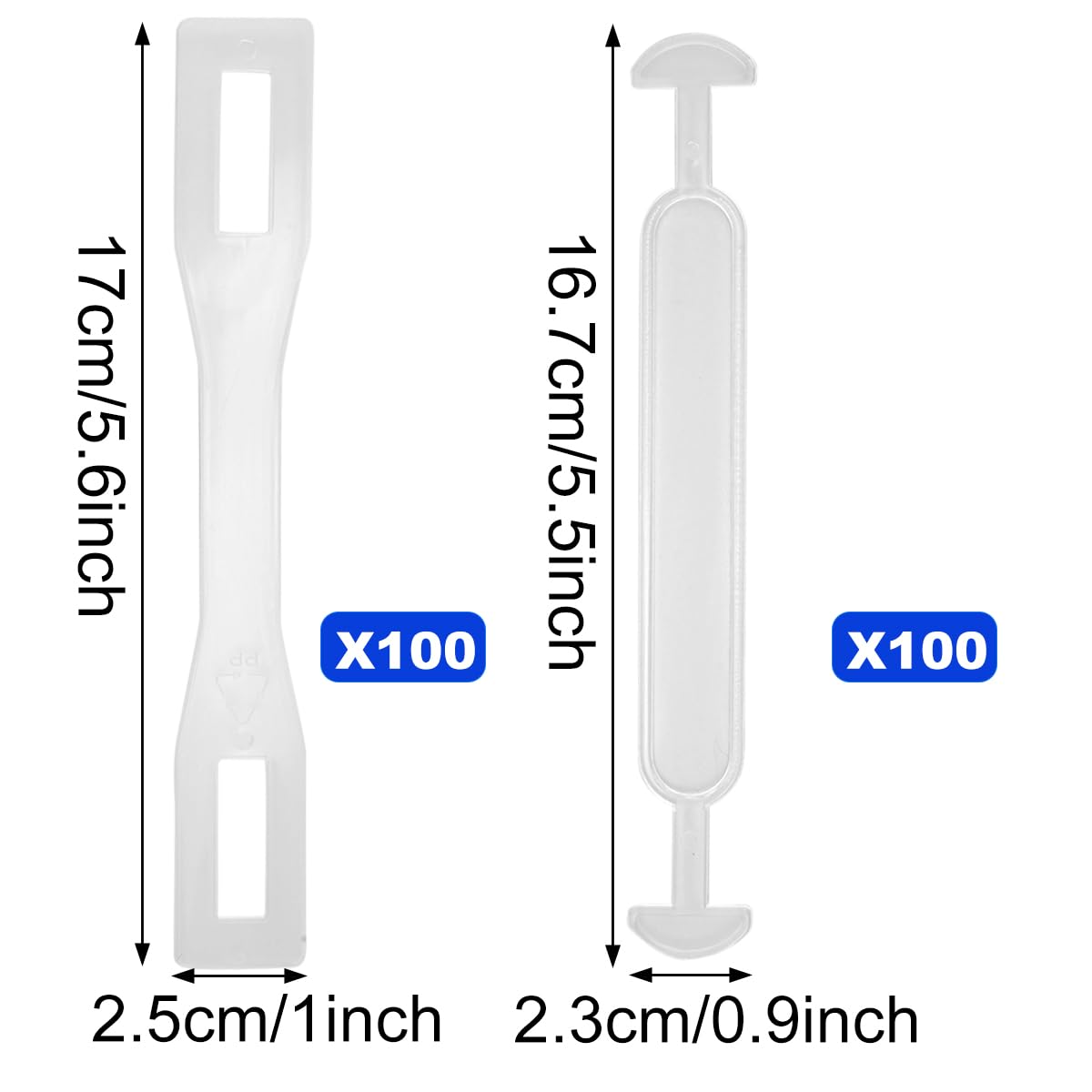 100 Sets Cardboard Box Handles Plastic Carrying Straps for Moving Boxes