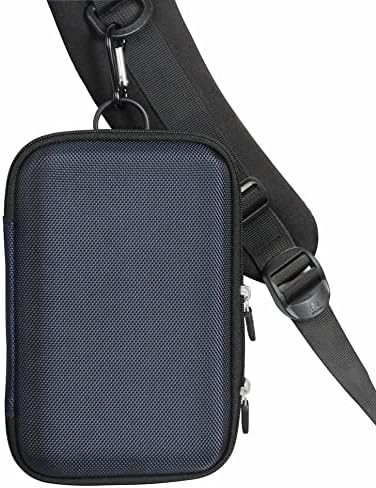 Adada Hard Case for SanDisk 500GB / 250GB / 1TB / 2TB Extreme Portable SSD (Black+Orange, Case for 3 Hard Drives)