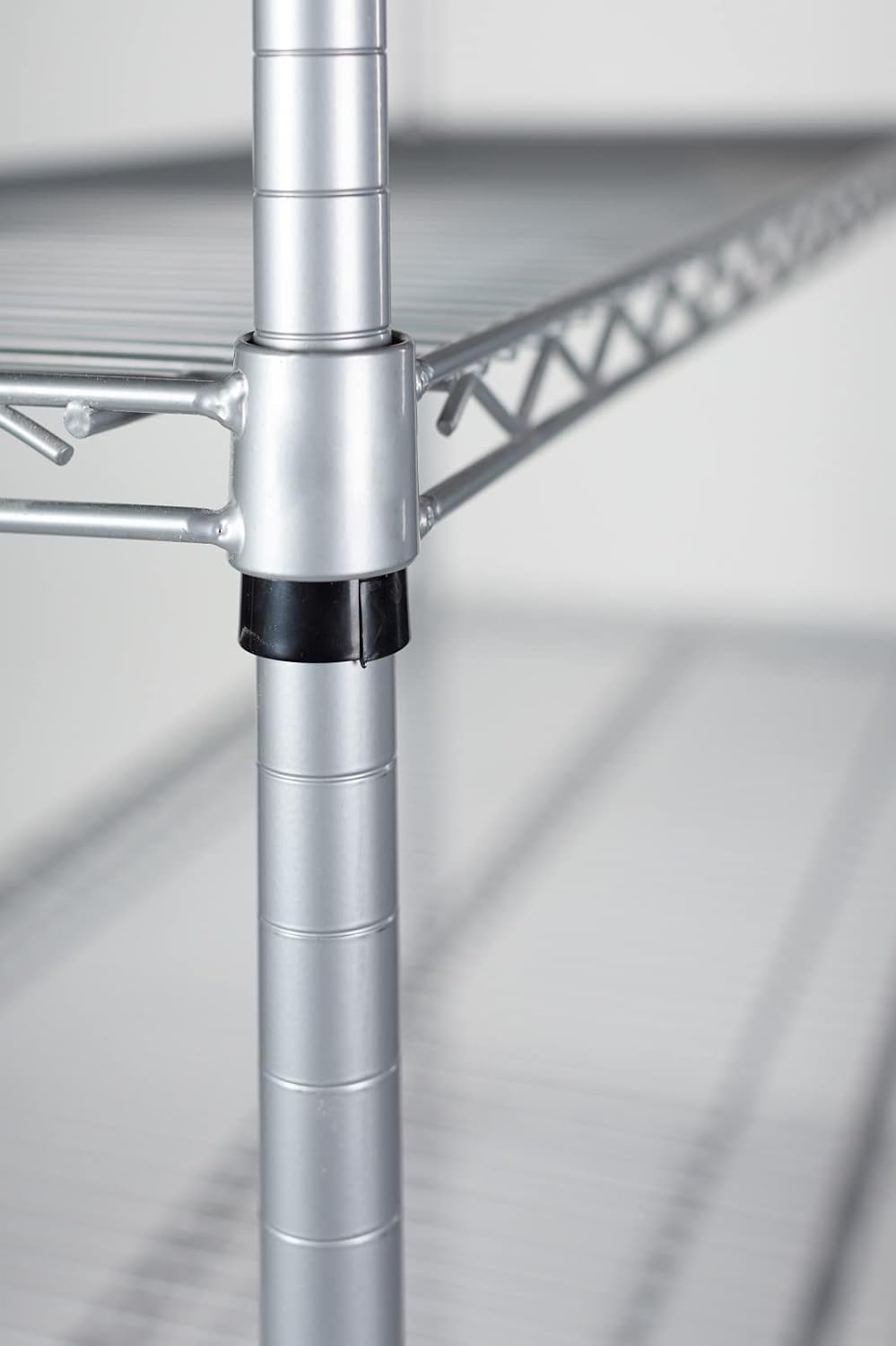 Omega 18" Deep x 54" Wide x 74" High 3 Tier Gray Starter Shelving Unit