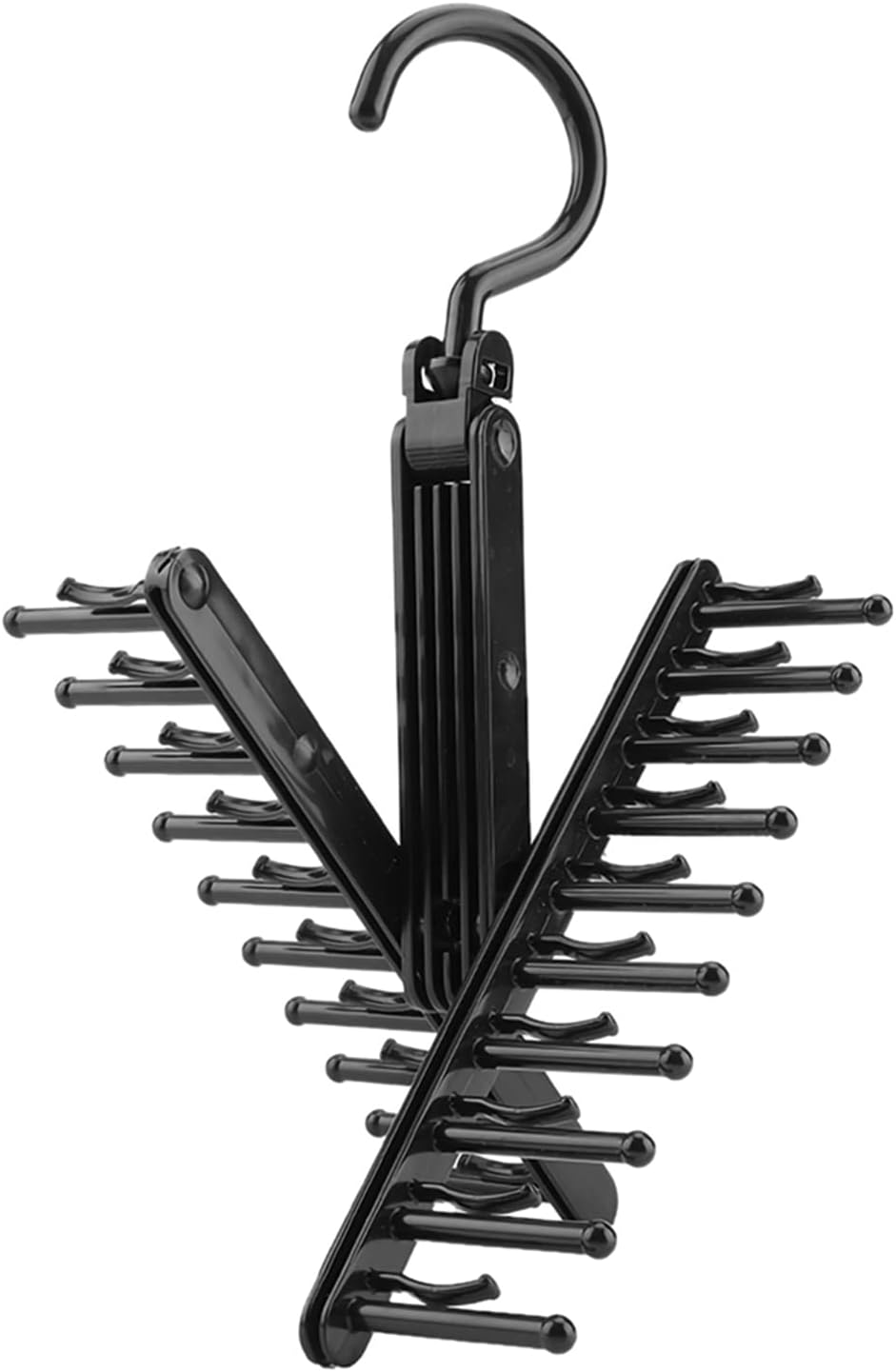 TOPINCN Adjustable Cross X Tie Rack Belt Scarves Hook Hanger Holder Organizer Men Closet Tie Organizer Belt Racks Neck and Hanger