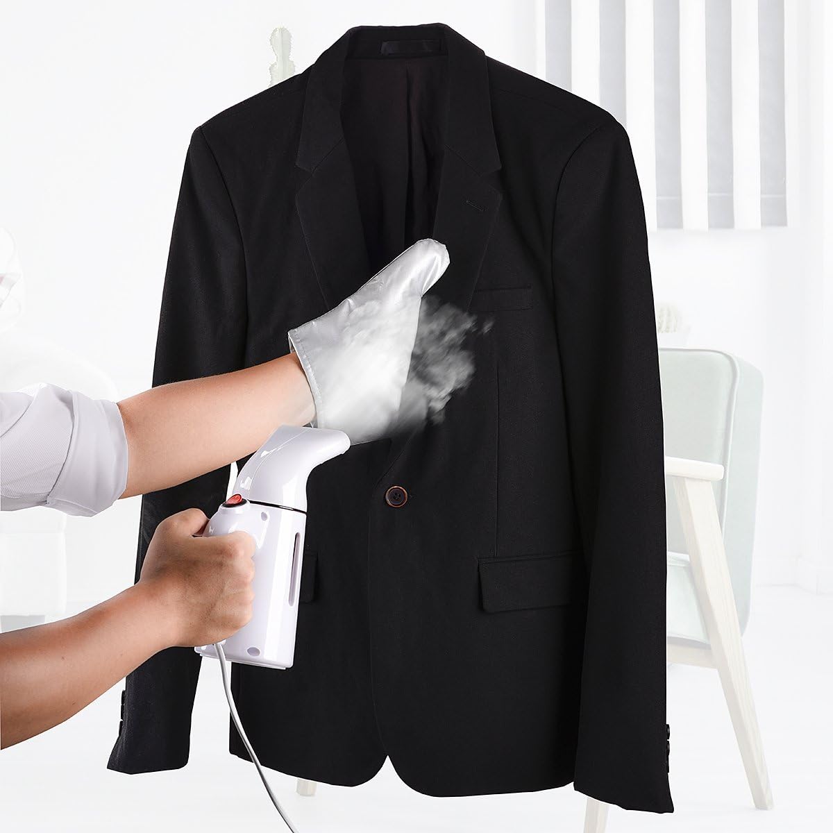 Garment Steamer Ironing Gloves Mitt Anti Steam Gloves Durable Heat Resistant Waterproof Protective Ironing Glove for Steaming Clothes
