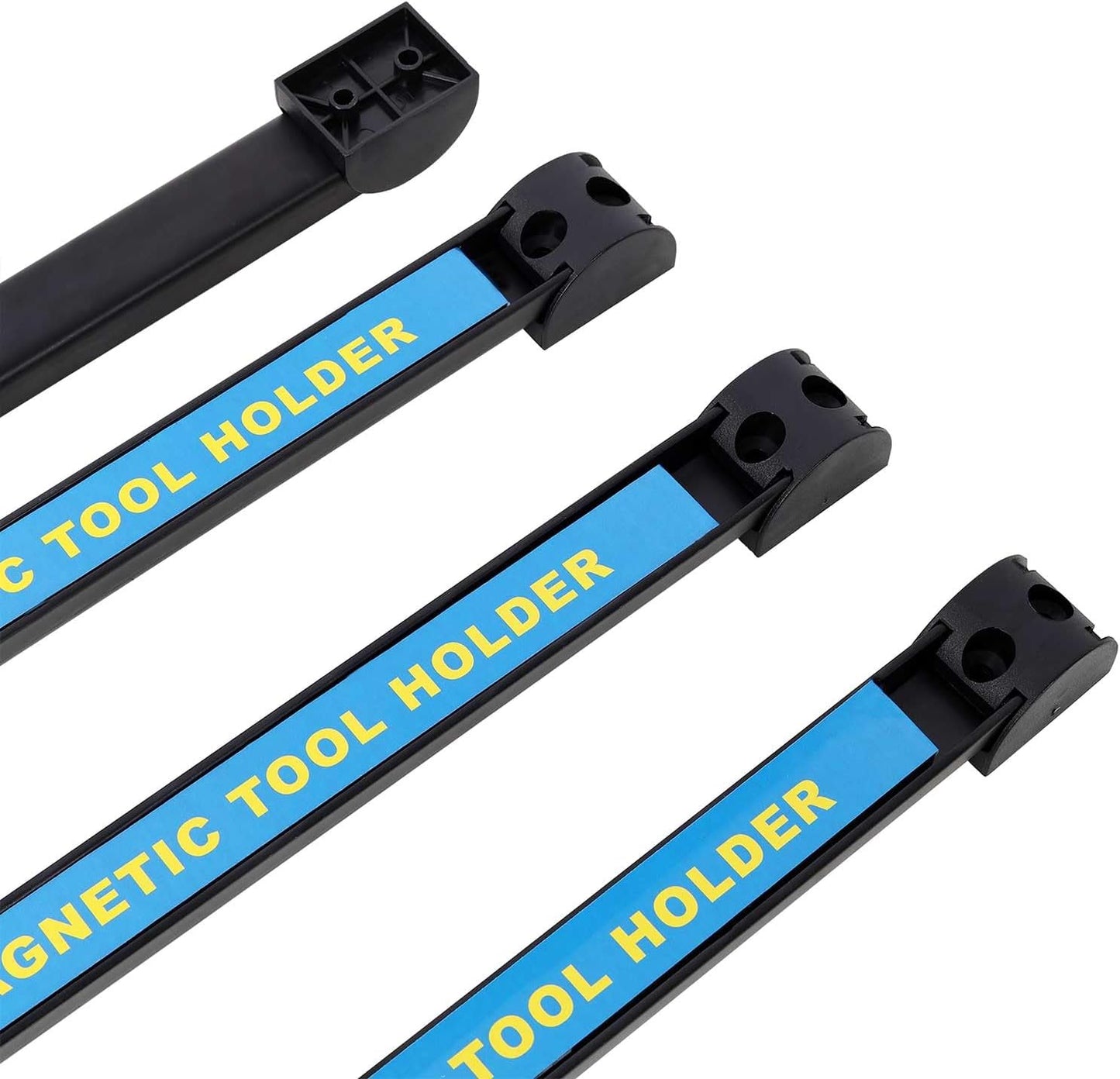 Magnetic Tool Holder 6 Pack, 18" Heavy Duty Magnetic Tool Bar Strip with Mounting Screws, Wall Mounted Metal Tool Organizer Rack for Garage, Workshop, Home, and DIY Projects