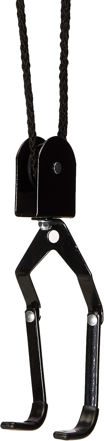 Bike Hanger - Overhead Hoist Pulley System with 100lb Capacity for Bicycles or Ladders - Secure Garage Ceiling Storage by Rad Sportz