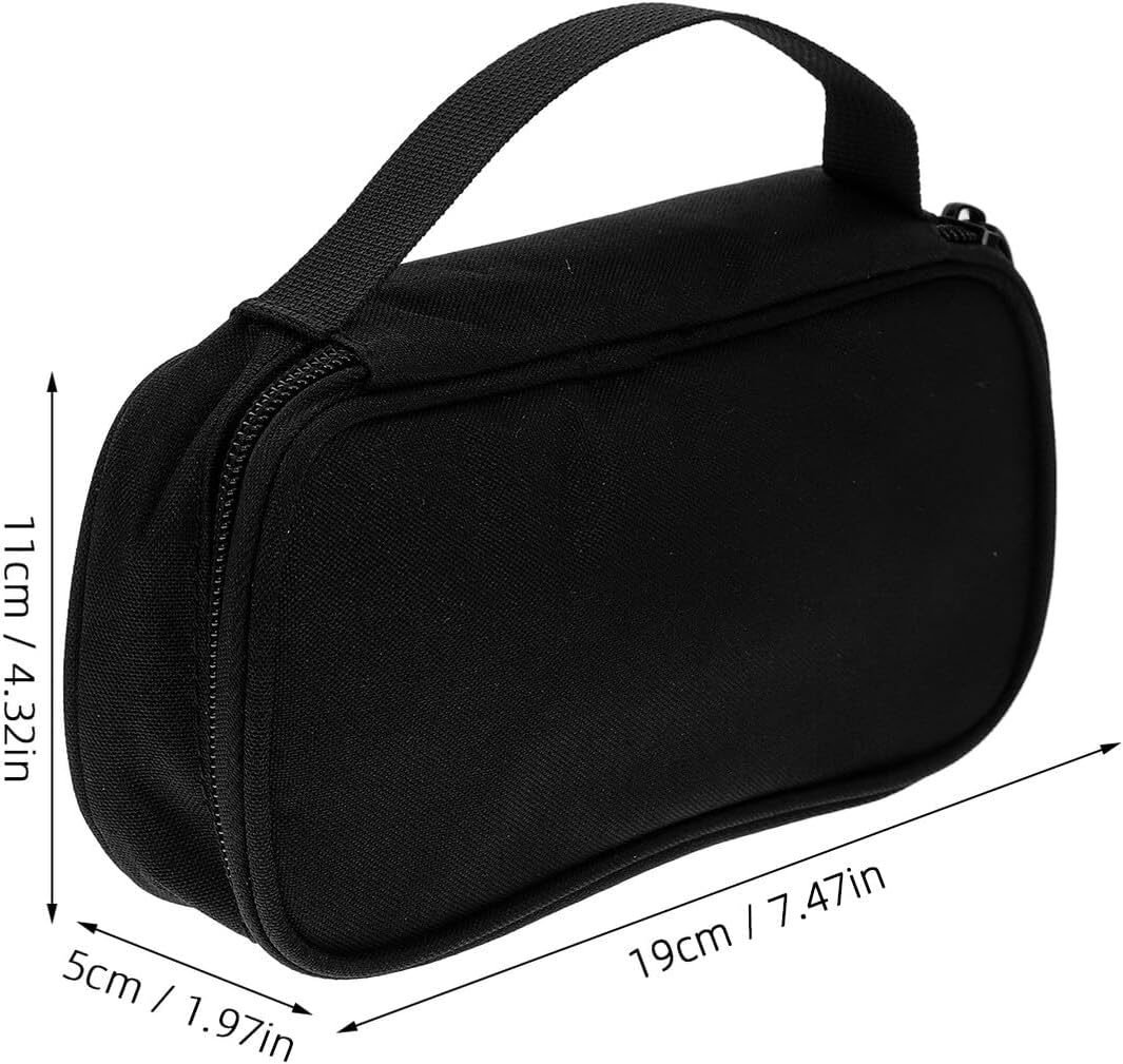 Wear-resistant Electronic Organizer Bag Large Capacity Travel Cable Storage Pouch for USB Chargers Power Bank Accessories Portable Protective Case with Smooth-zip Closure for Tech