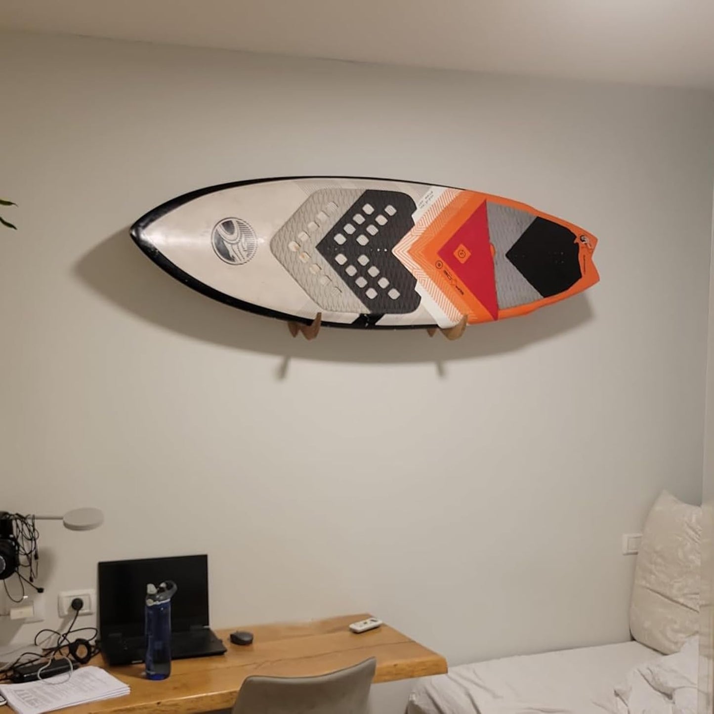 Hang 11 Surfboard Wall Mount - Surf Board Wall Hangers, Surfboard Mount, Beautiful Sustainable Wooden Rack, Perfect to Display Your Board, Surf Racks, Horizontal Hanger, Surfing Accessories