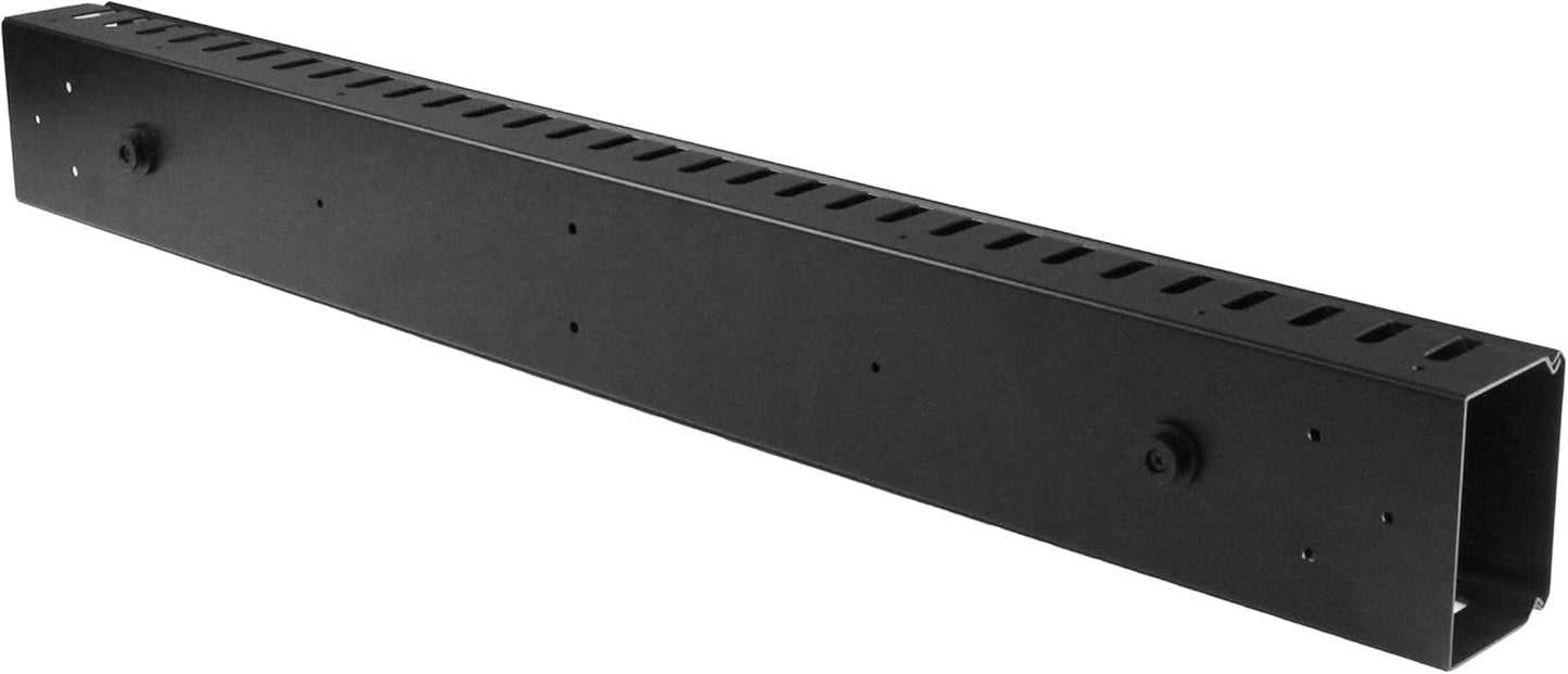 StarTech.com Vertical Cable Organizer with Finger Ducts - Vertical Cable Management Panel - Rack-Mount Cable Raceway - 40U - 6 ft (CMVER40UF)