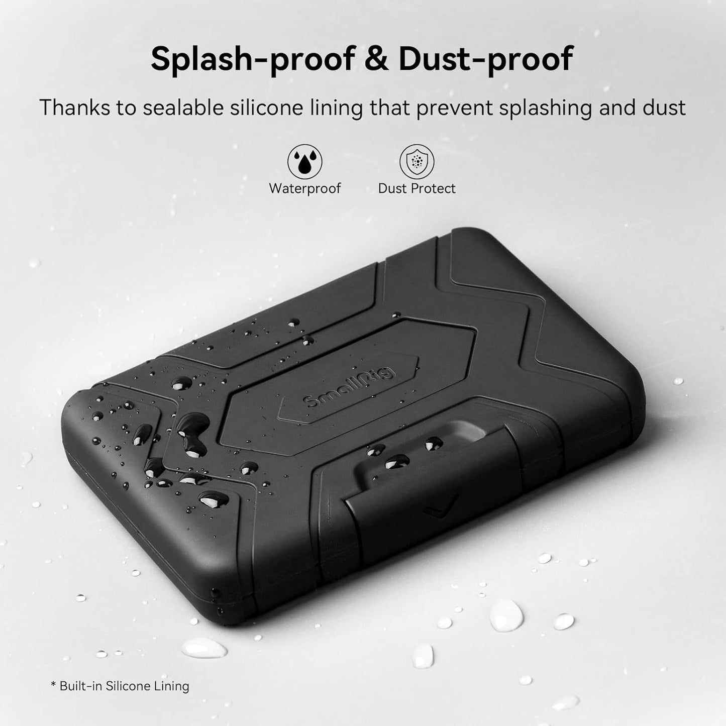 SMALLRIG Memory Card Holder Case 15 Slots, Water-Resistant for SD Card, Micro SD Card, CFexpress Type A/Type B Card, XQD Card - 3192