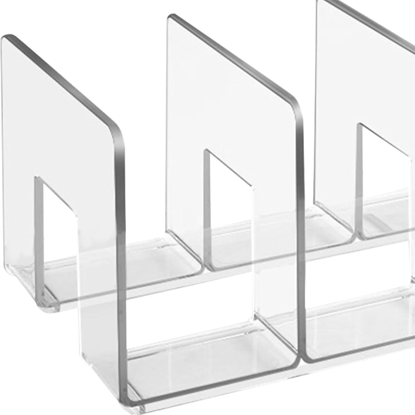 Wardrobe Divider Shelf Purse Organizer for Closet Shelf Dividers Purse Display Stand for Libraries, Clear