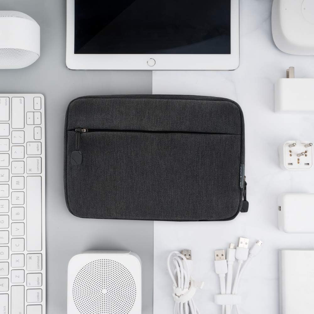 pack all Electronic Organizer, Cable Organizer Bag, Cord Travel Organizer for Cables, Chargers, Phones, USB cords, SD Cards (Black)