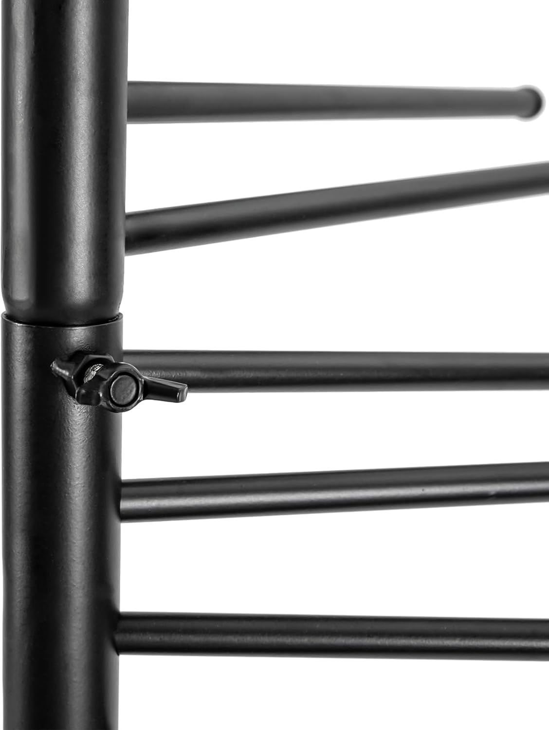 Scarf Display Stand 67" Spiral Scarf Holder Scarf Organizer Hijab Organizer Stand Scarf Hangers for Closet Clothing Store, Scarf Rack (Black)