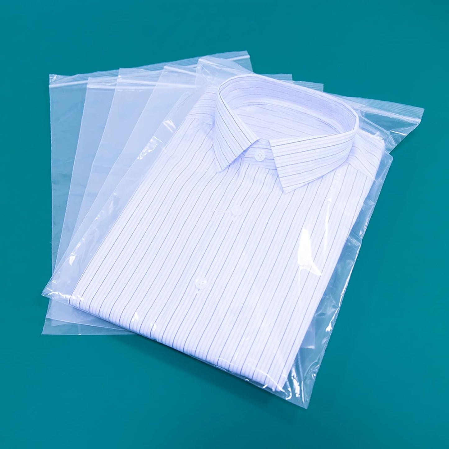 iMailer - 200 Count - 11" x 14" Large Zip Bags - 2 Mil Reclosable Zip Plastic Poly Bags with Lock Seal Zipper for Prints, Photos, Documents, Clothing, T-Shirt