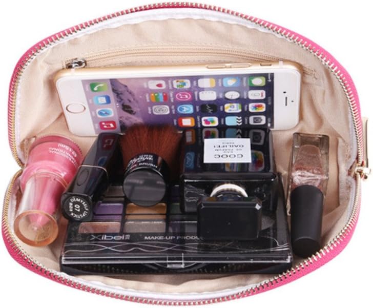 Shining Crown Muliti-Functional Portable Travel Makeup Tote Bag Cosmetic Pouch For Storage Toiletry Travel Accessories, Pink Color