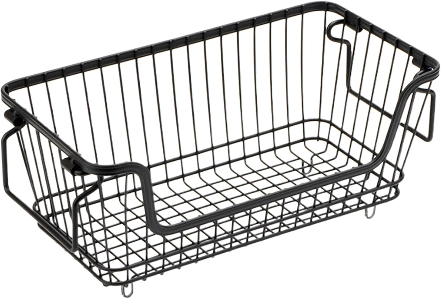 Stackable Storage Basket, Easy Application,32x16x14c, Deep Freezer Bins, Refrigerator Storage Bins, Versatile Organizer, For Chest Freezer Ice Cream Fruits Veggies