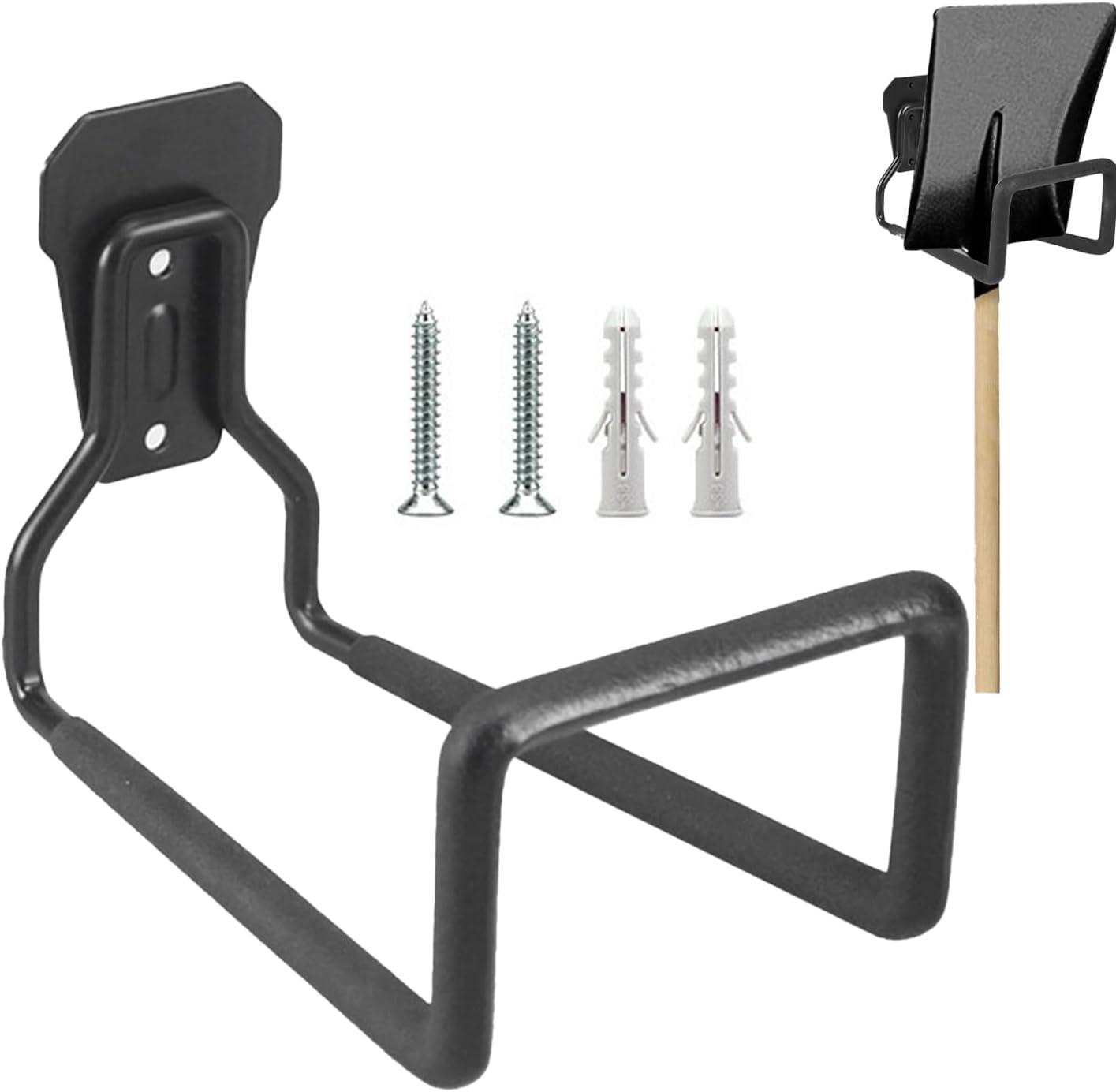 Garden Hose Holder - Heavy Duty Wall Mount Water Tube Hanger, Metal Pipe Hanger Reel, Durablee Rack | Hose Hook Organizer for Garden Expandable Water Extension Outdoor Yard Watering Storage