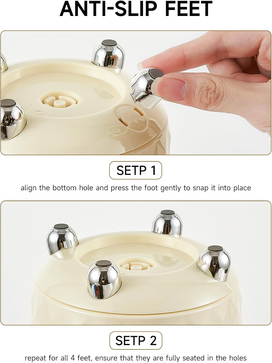 Makeup Brush Holder with 5 Slots, 360 Rotating Makeup Brush Organizer, Brushes Cup for Cosmetics, Nail Polish, Bathroom Vanity