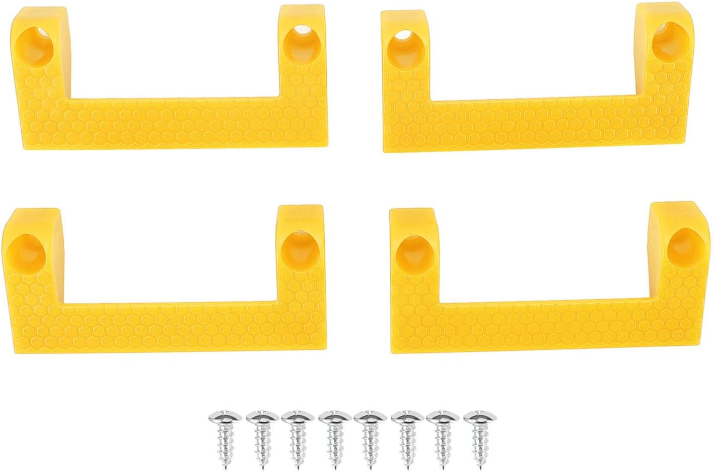 Fdit Premium 4 Piece Tape Measure Holder Set, Power Tool Ladder Storage Holder for Garage Organization, Workshop Accessories