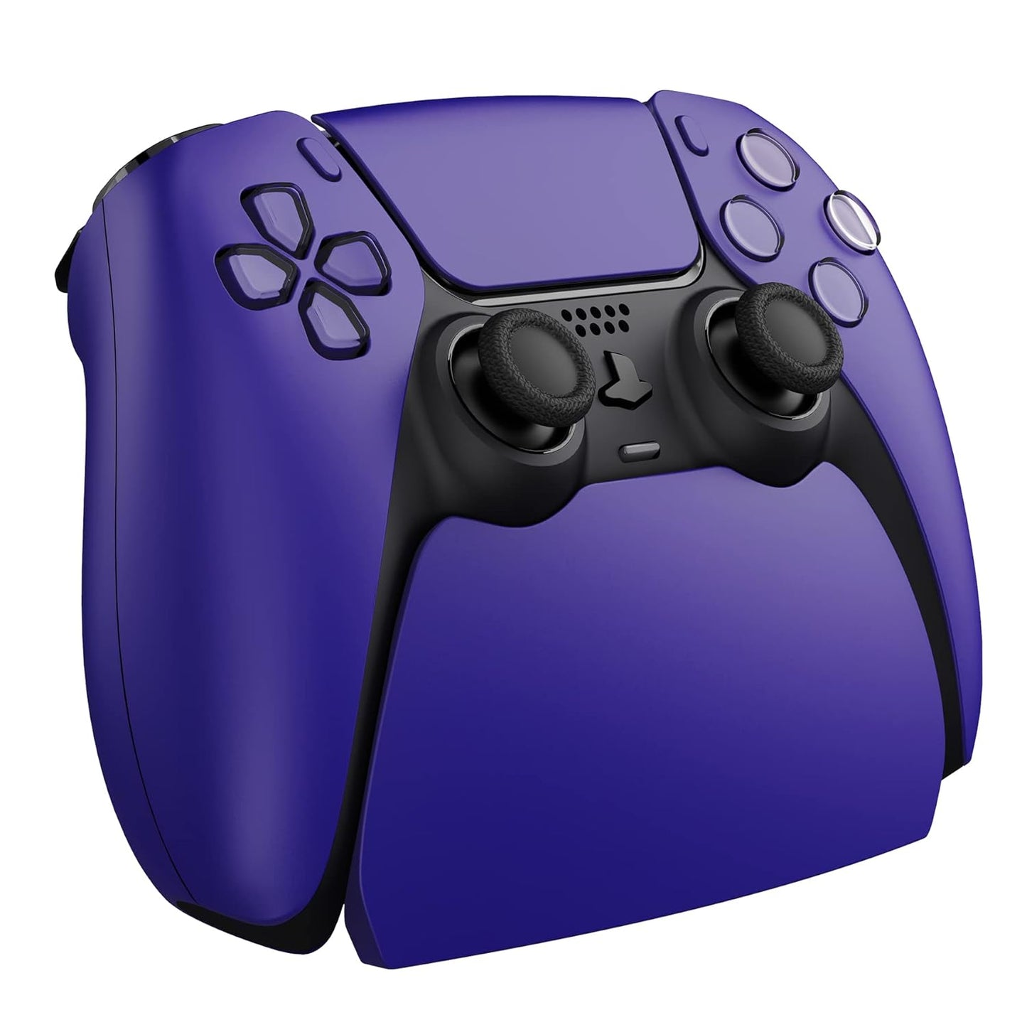 PlayVital Controller Display Stand for ps5, Gamepad Accessories Desk Holder for ps5 Controller with Rubber Pads - Galactic Purple