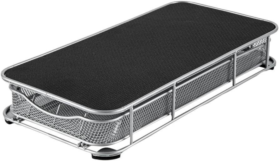 Restaurantware Restpresso 14.8 x 7.3 x 2.4 Inch Coffee Capsule Drawer 1 Heavy-Duty Pod Drawer - Holds 40 Nespresso Capsules Grip Top Iron Espresso Pod Organizer Mesh Tray Pods Not Included