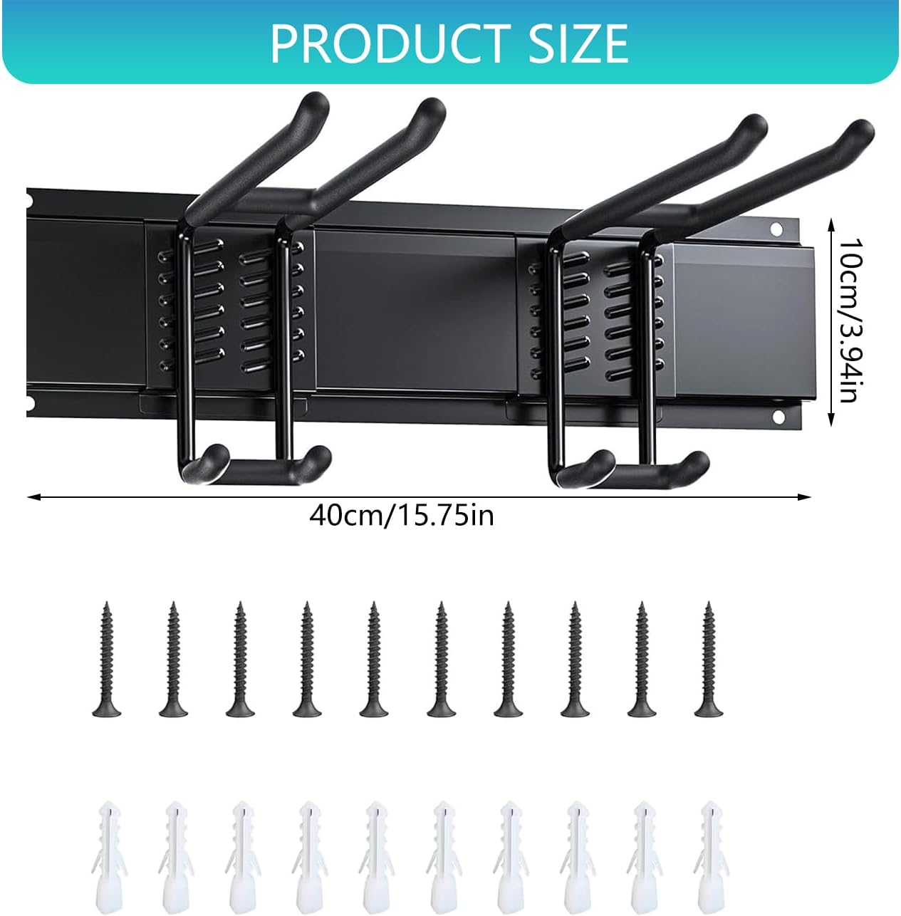 Snowboard Wall Rack, Ski Rack Wall-Mount with Gravities Locking Compact Ski Storage for Garage Skis Holders for Wall Antislip Protecting Equipment Storage Tool Organizer