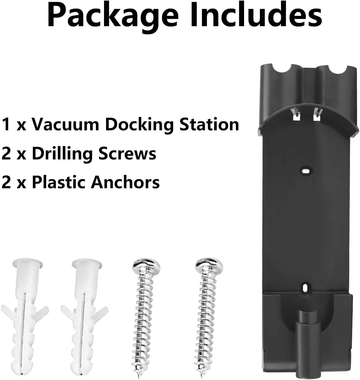 Improvedhand Docking Station Accessory Wall Mount Compatible with Dy.son V7 V8 Cordless Vacuum Cleaner Replaces Part # 967741-01
