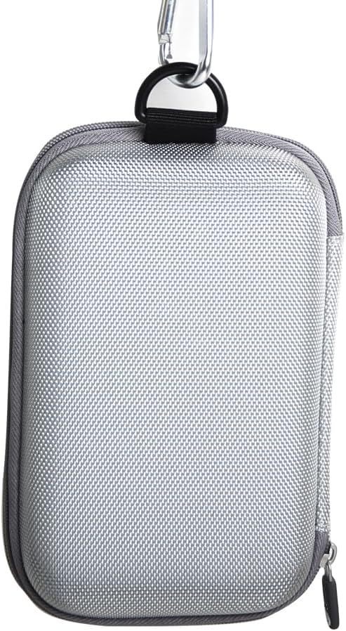 Hermitshell Hard Travel Case for Samsung T7 Shield 2TB / 1TB / 4TB, Portable SSD, USB 3.2 Gen2 External Solid State Drive (Grey, Case for 2 Hard Drives)