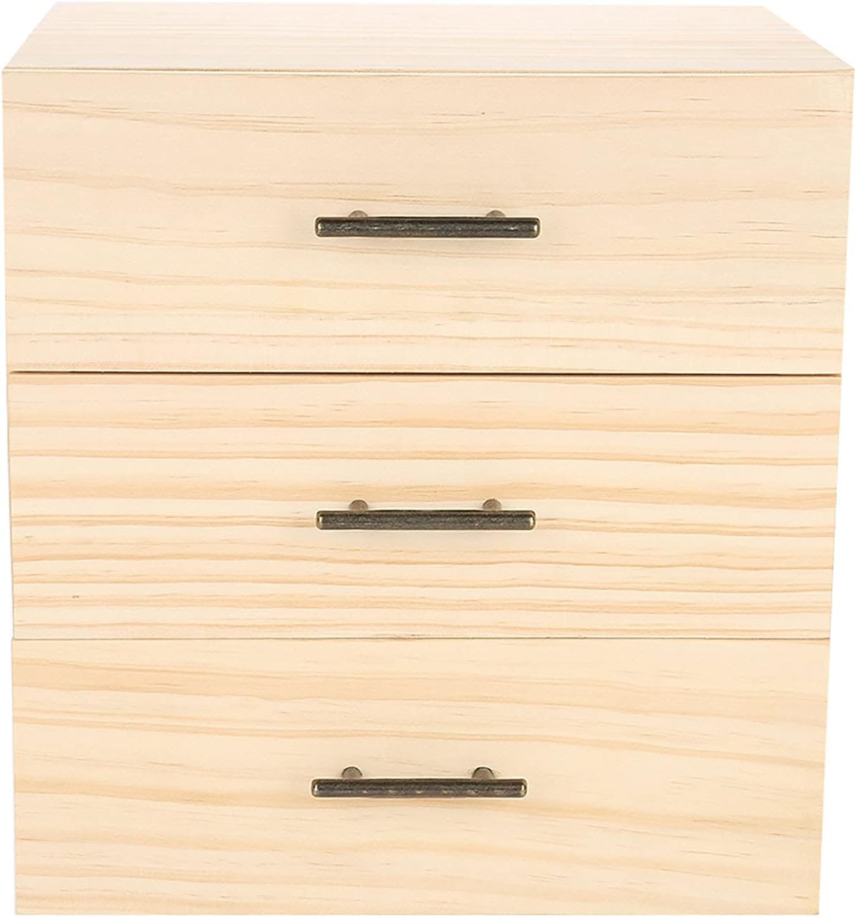 Essential Oil Storage Box - 90 Slots Three-Tiered Wooden Organizer for Oil Bottles, Essential Oil Holder, Large Capacity Cosmetic Travel Case