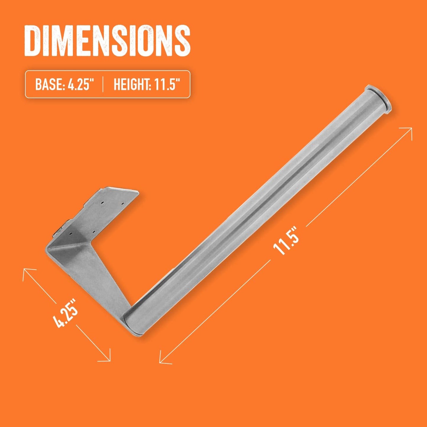 Yukon Glory Magnetic Paper Towel Holder for Refrigerator & Grill, Stainless Steel, Strong Magnet, Rotatable, Non-Scratch Pad