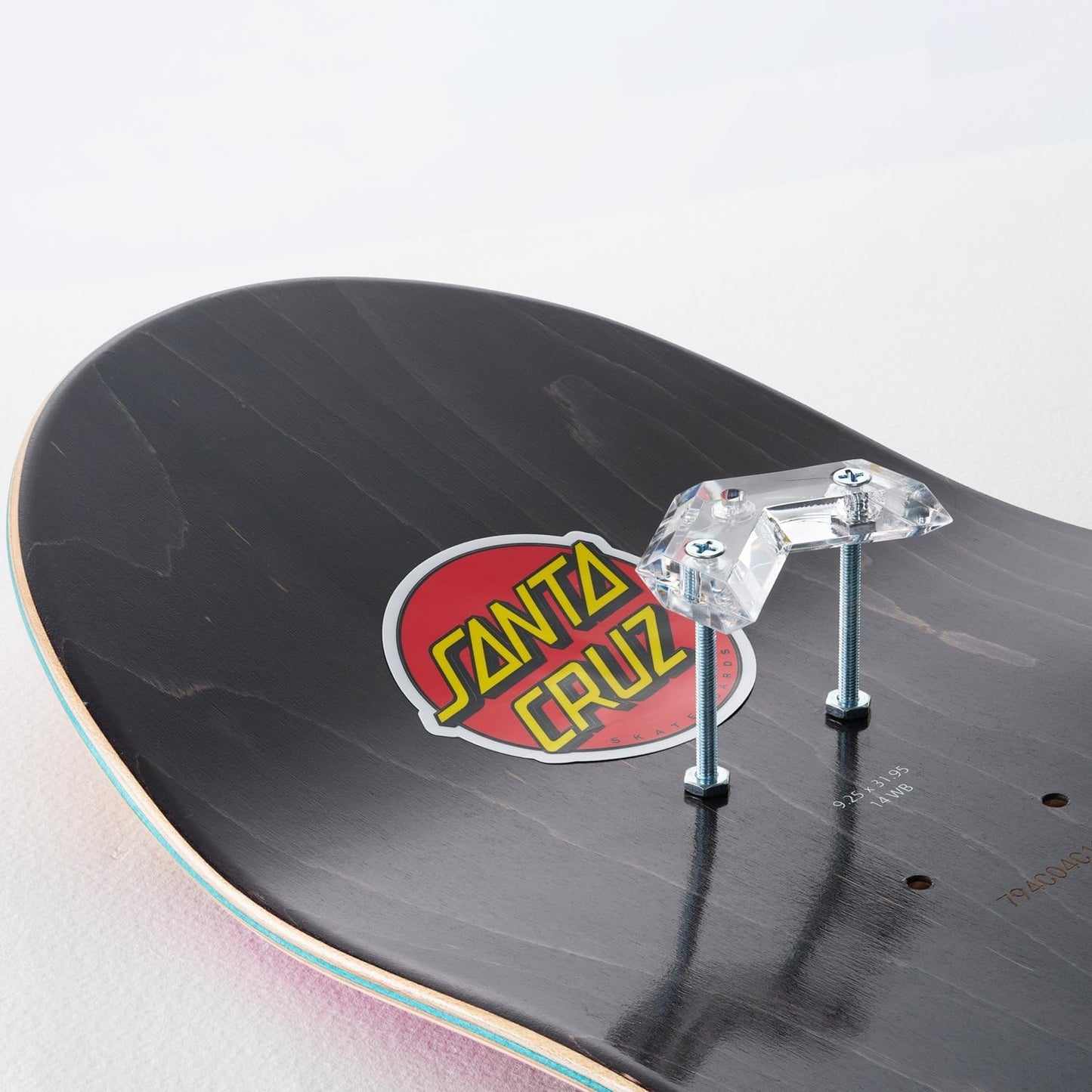 Skateboard Wall Mount – Premium Clear Skateboards Hanger, Great Gifts for Skateboarders, Vertical Deck Display & Storage Rack, Durable Acrylic Floating Holder to Store Decks & Longboards