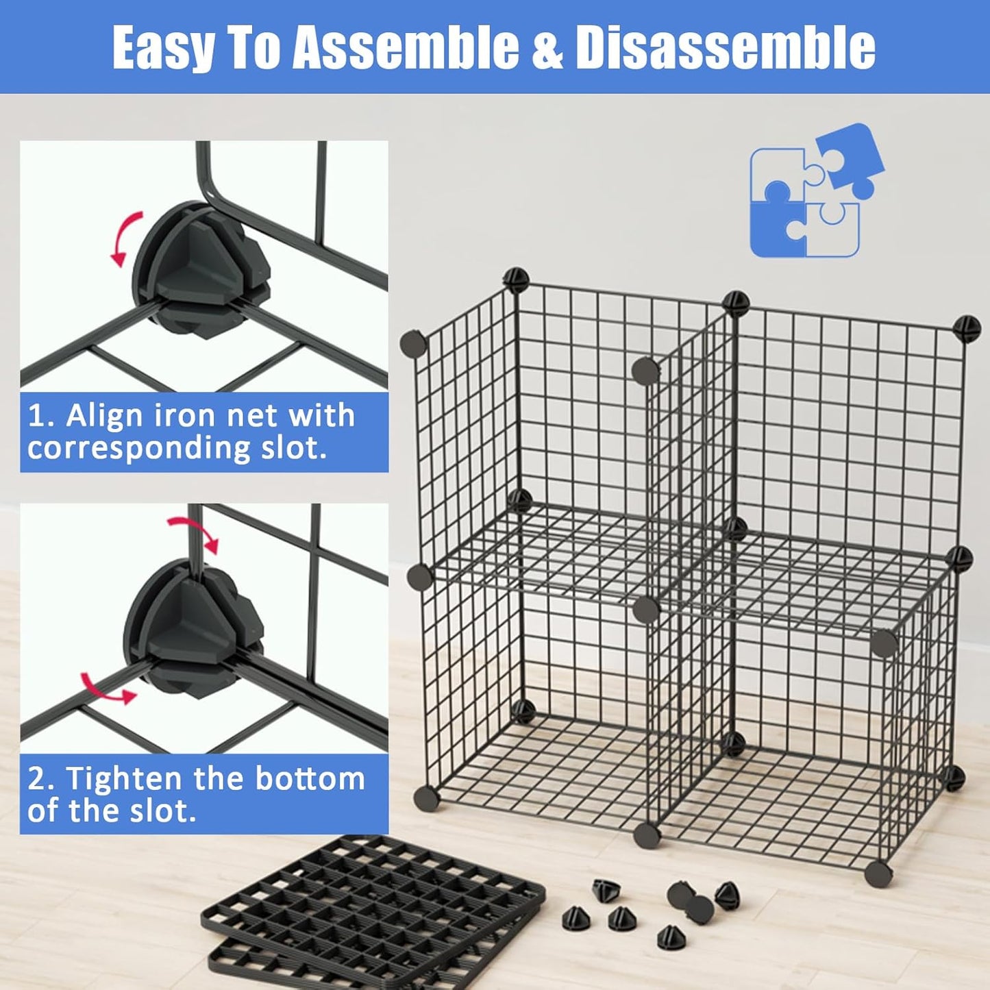 Stackable Safety Helmet Storage Boxes, Large Adjustable Hard Hat Placement Rack with Wheels, Iron Wire Helmet Display Shelf for Construction Site/Workshop/Factory (32 Grids - 8 Layers)