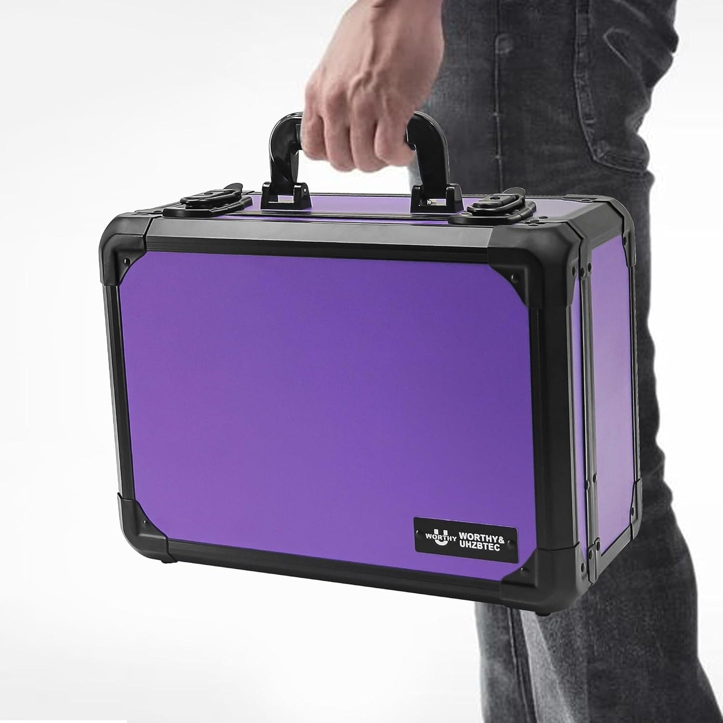 Graded Card Storage Box; Durable Sports, PSA Card Storage Case- Trading Card Storage Box - PSA Slab Case For Top Loaders (PURPLE, 14.17x11.2x7 inches)