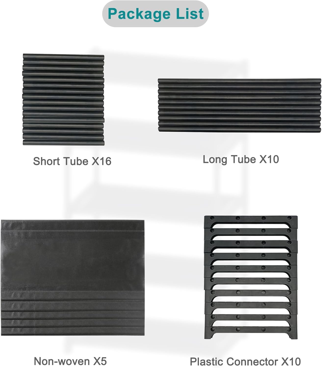 5-Tier Small Shoe Rack, Narrow Space-Saving Organizer for Small Spaces, Non-Woven Fabric Lightweight Shoe Shelves, for Closet Floor, Front Door, Entryway, Kids/Toddler/Adults, Black