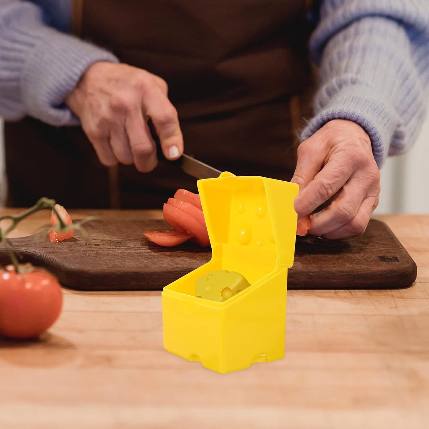 2pcs Cheese Storage Containers with Sealing Lid Abs Fridge Boxes for Sliced Cheese and Butter Household Crisper Bins for Freshness Preservation and Kitchen Organization