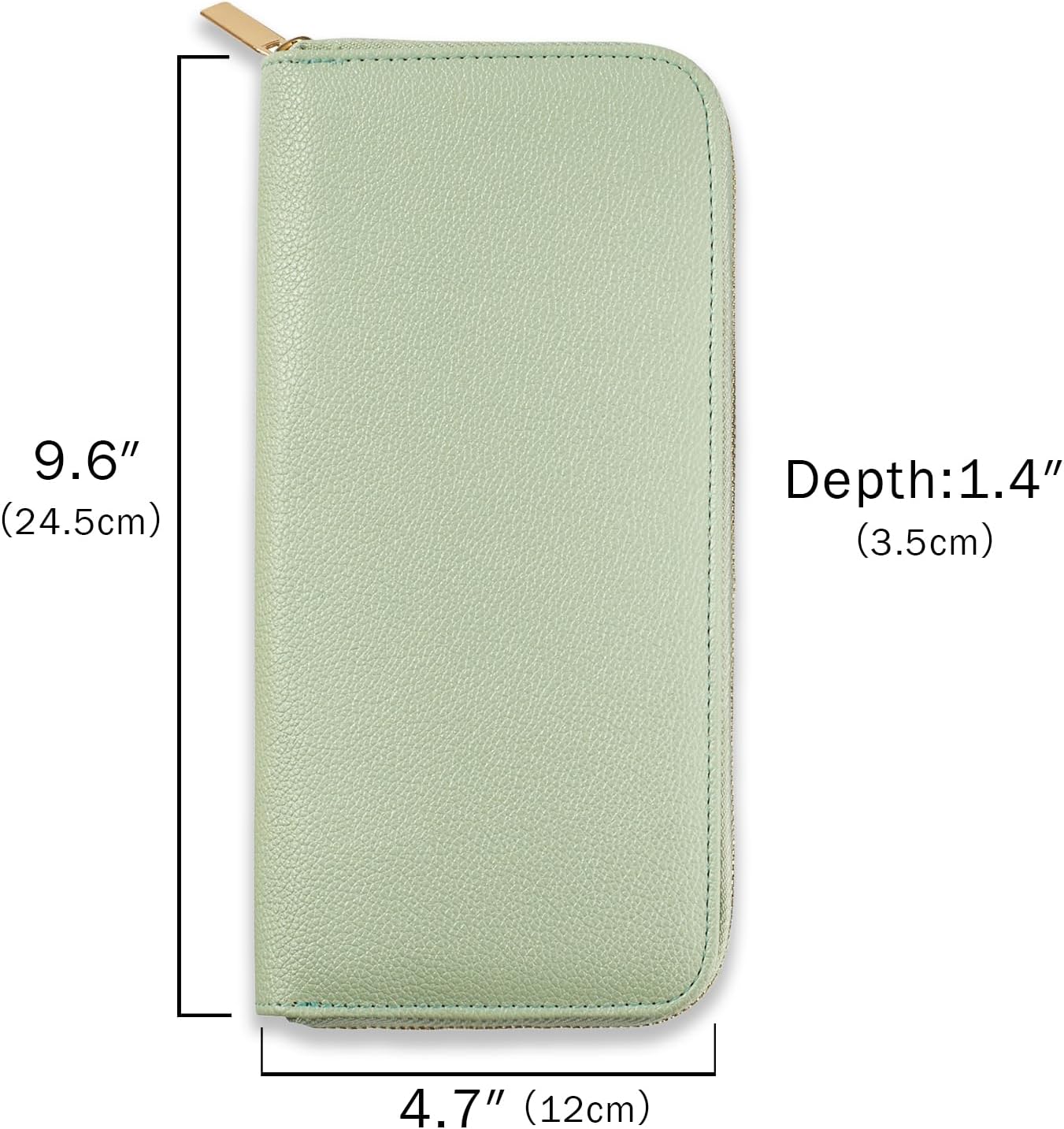 Travel Jewelry Organizer Case - for Tangle-Free Necklaces, Earrings, Rings, Bracelets Storage, Travel Essentials, Fashion Portable Jewelry Travel bags for Women - Medium Macaron Green