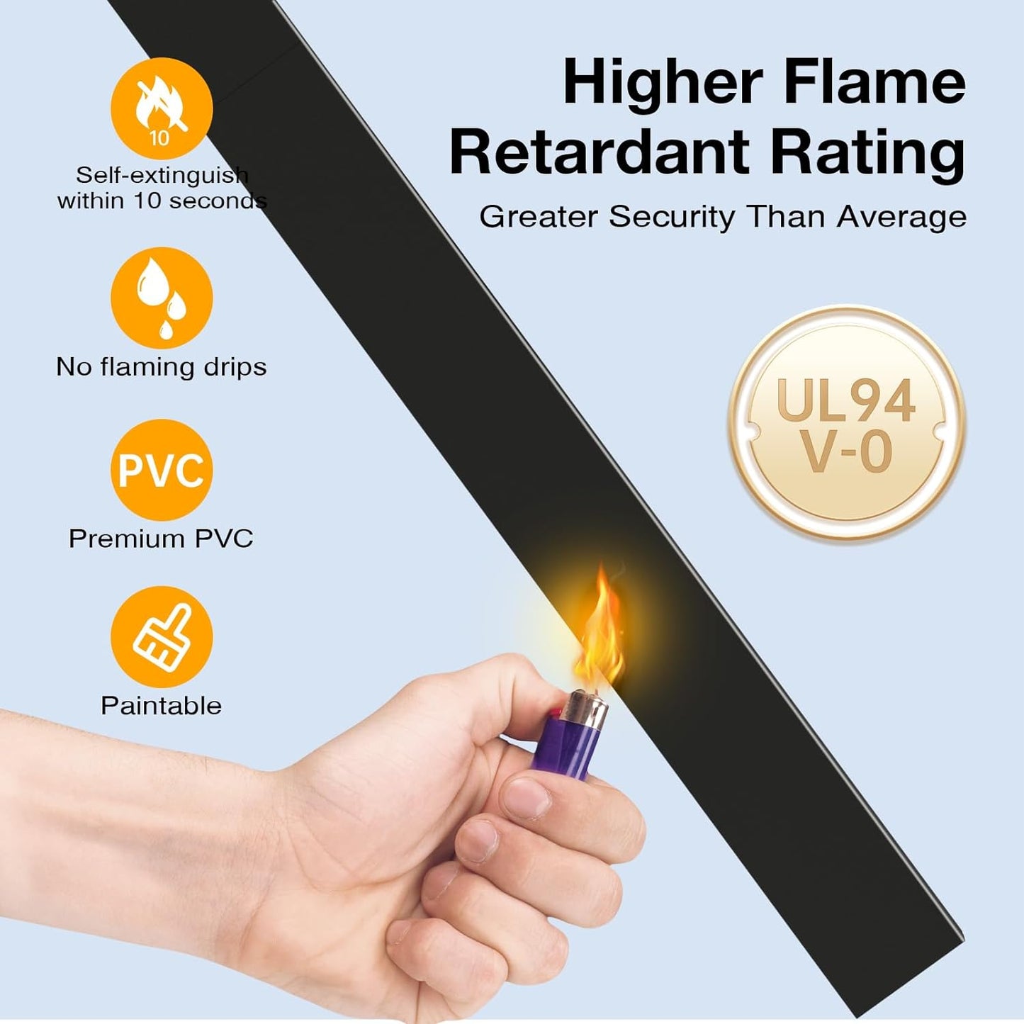 Cable Hider, 157in Delamu Cord Hider Wall for Wall Mounted TV, Wire Hider Kit, Paintable Cable Concealer Raceway Management for Home & Office, 10XL15.7 W0.95 H0.55in, Black