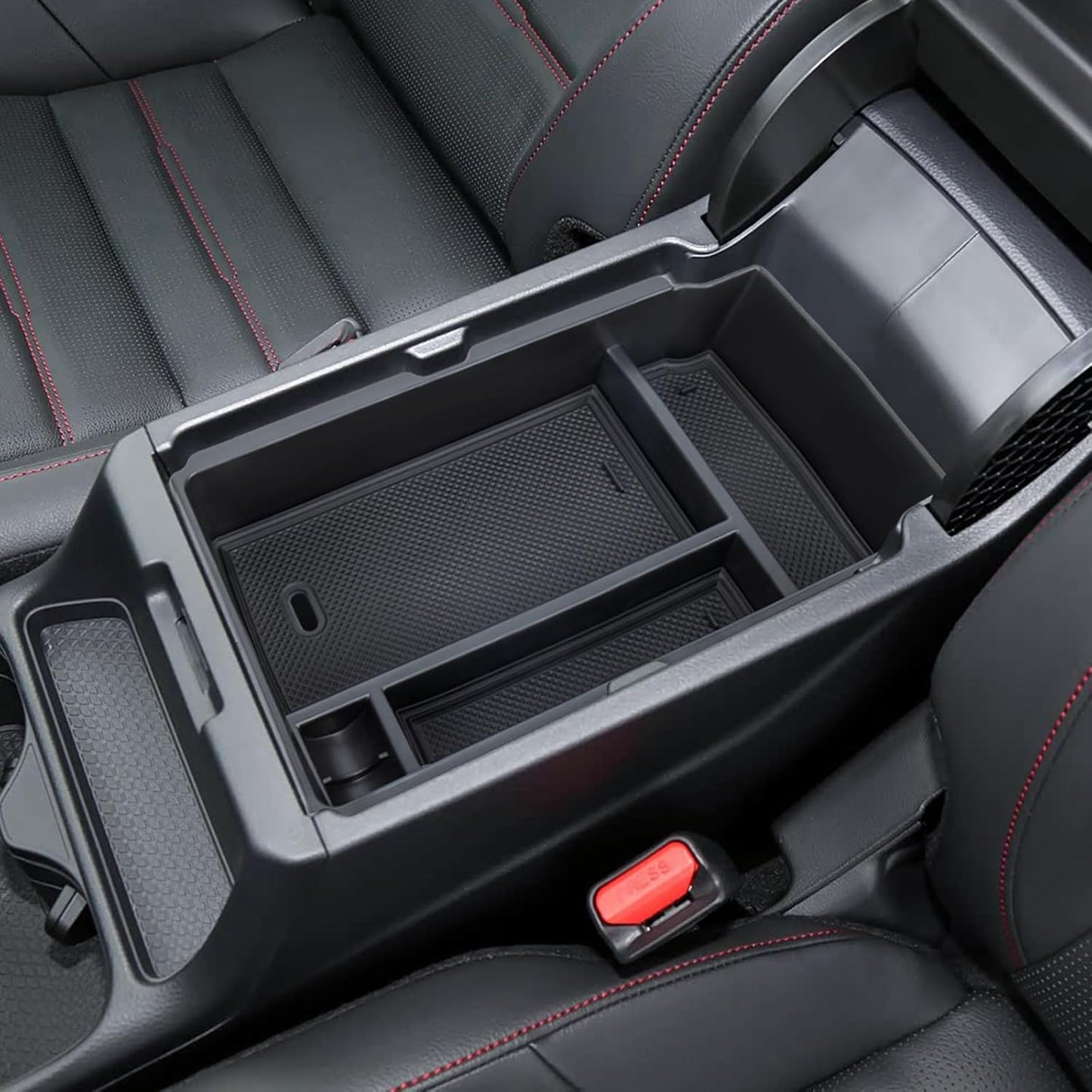 Center Console Organizer Compatible with 2026 2025 2024 2023 Honda CR-V Armrest Storage Box Coin and Glass Holder ABS Plastic Insert Secondary Storage Interior Accessories