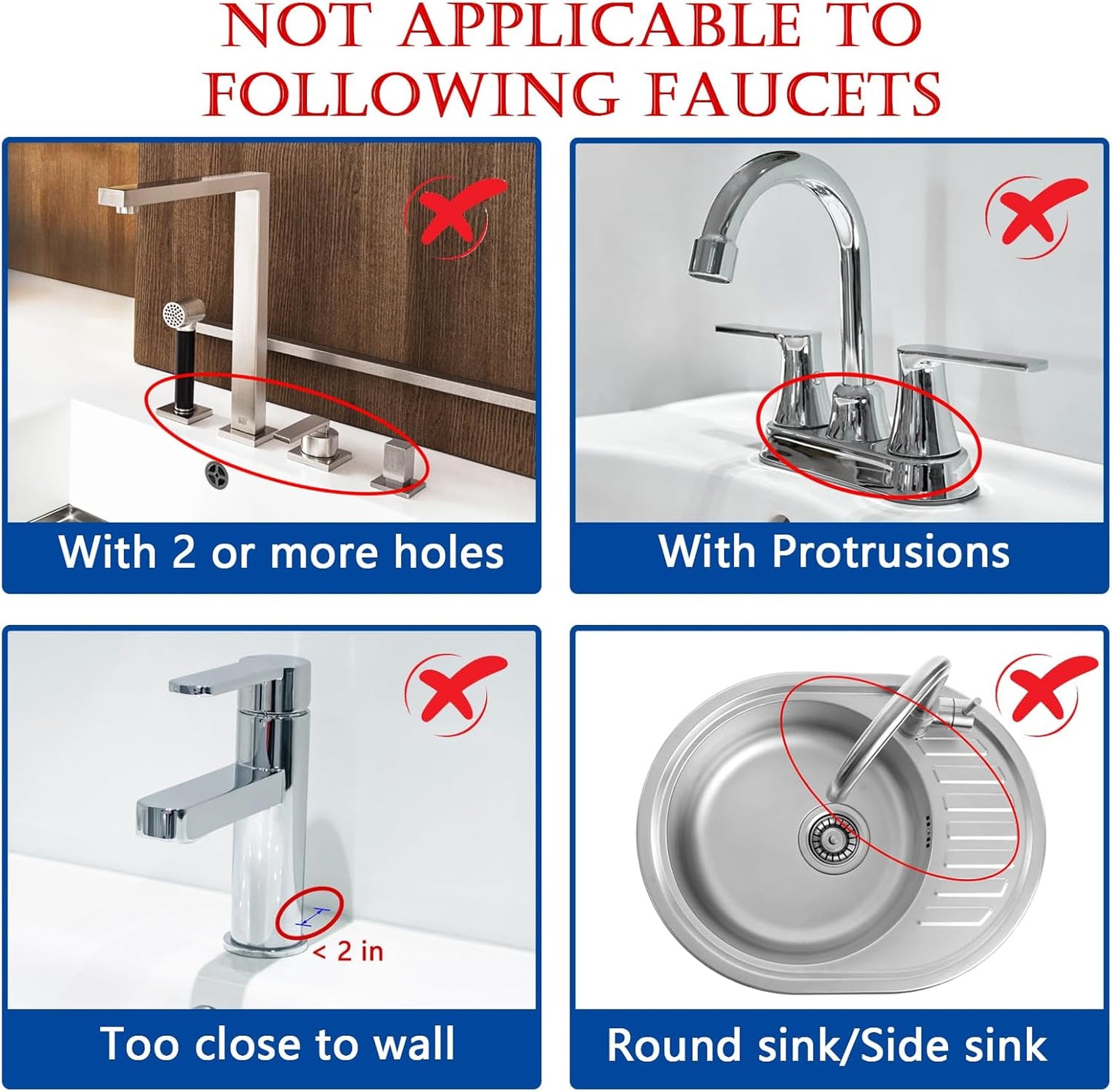 Meiliweser Silicone Faucet Mat for Kitchen Sink – Gen 2 Splash Guard with Upgraded Outlet & Slope – 18” x 5.1” Water Catcher & Sink Sponge Holder for Kitchen and Bathroom (Beige)
