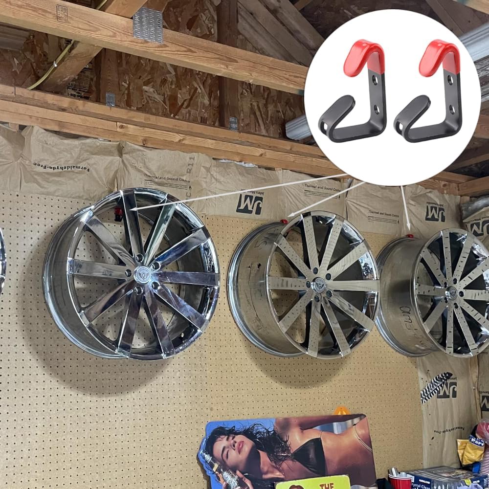 Car Rim Wheel Display Hook Metal Rim Display Hooks,Wheel Rim Hooks for Hanging