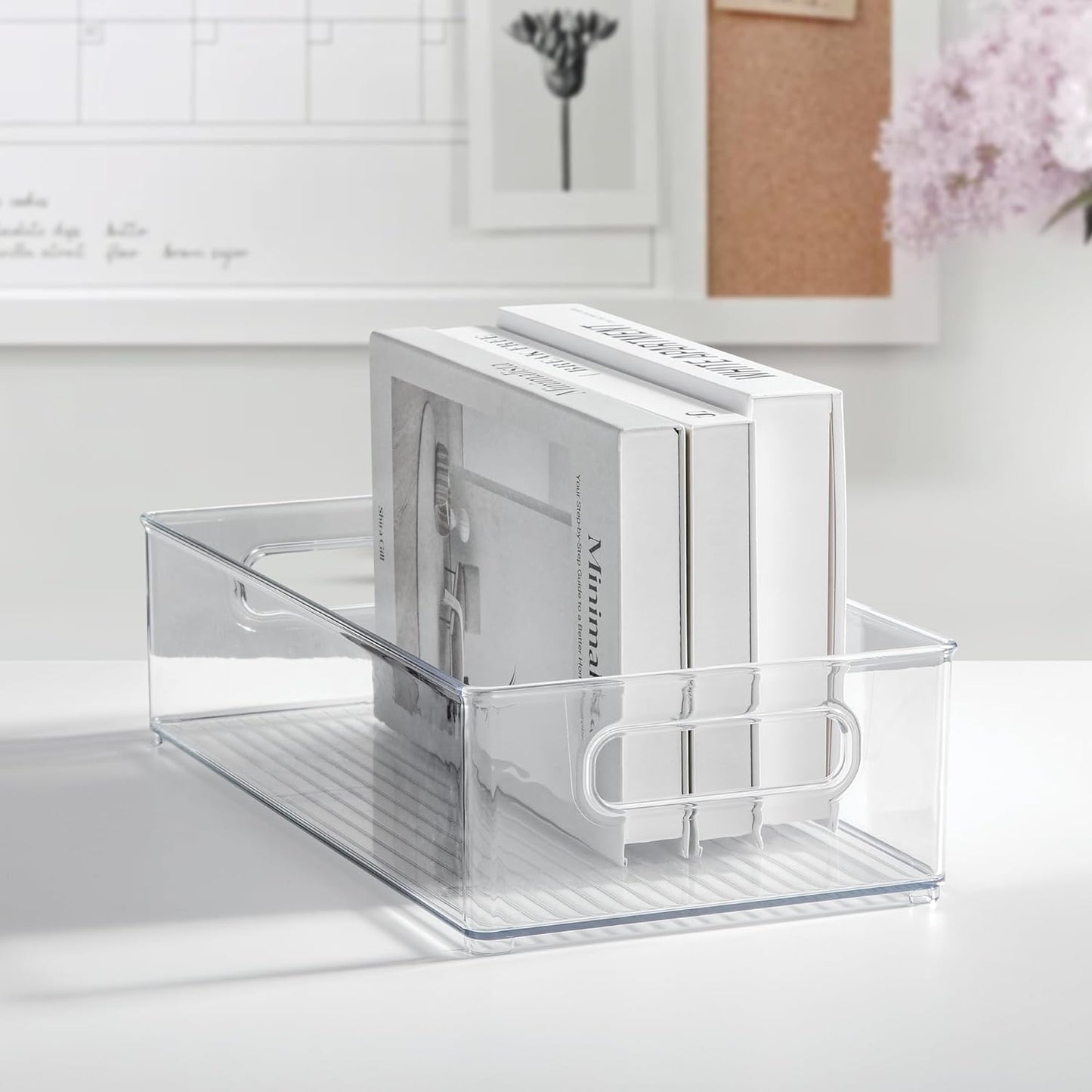 iDesign Stackable Fridge Bin - Storage Bin for Freezer or Pantry Organization, Clear, Made in USA