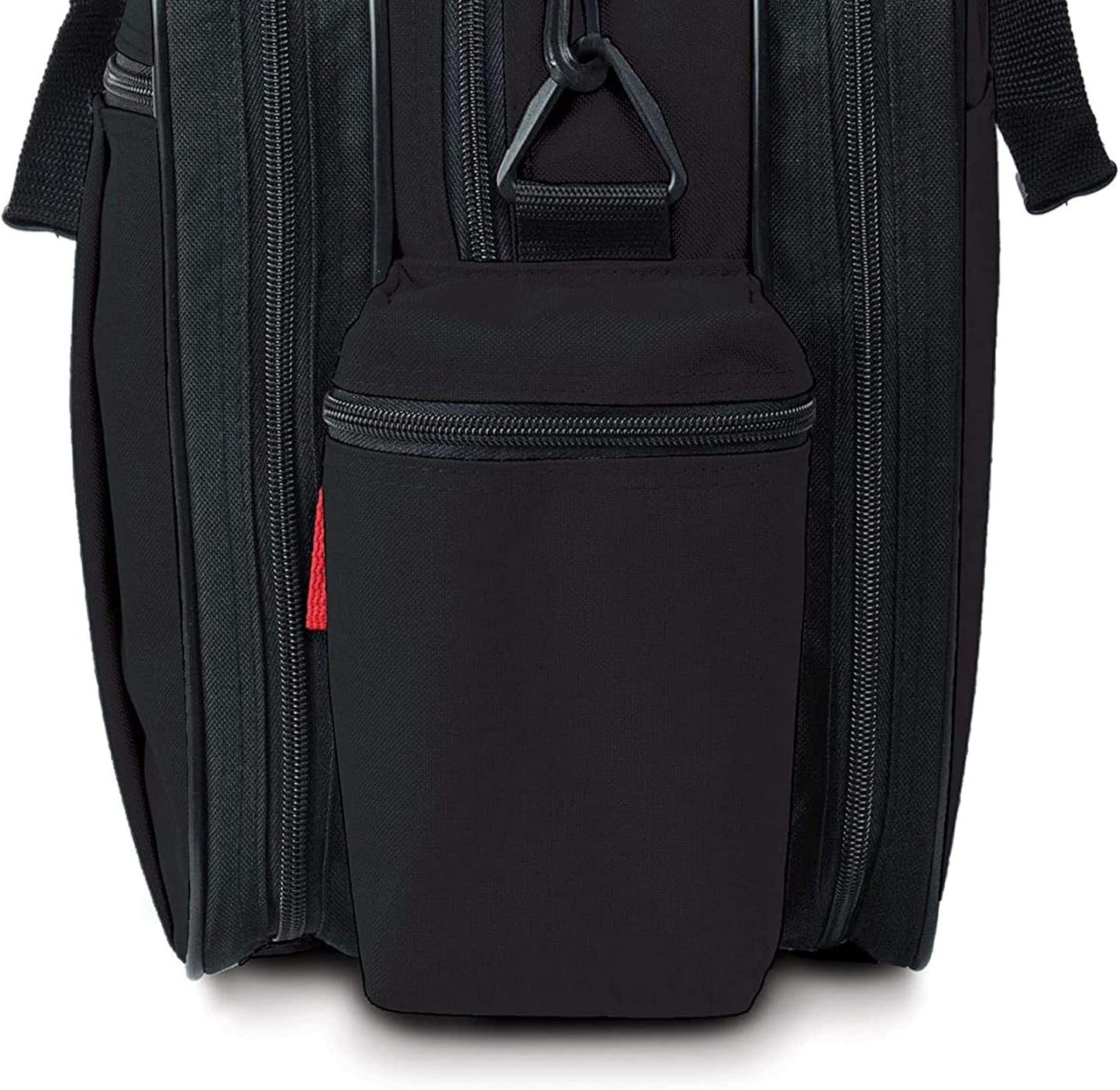 ASA TECHMED Nursing Bag with Compartments – Durable Medical Equipment Shoulder Bag for Nurses, Physicians, EMTs, Multi-Pocket, Nylon Reinforced, Adjustable Straps (Black)