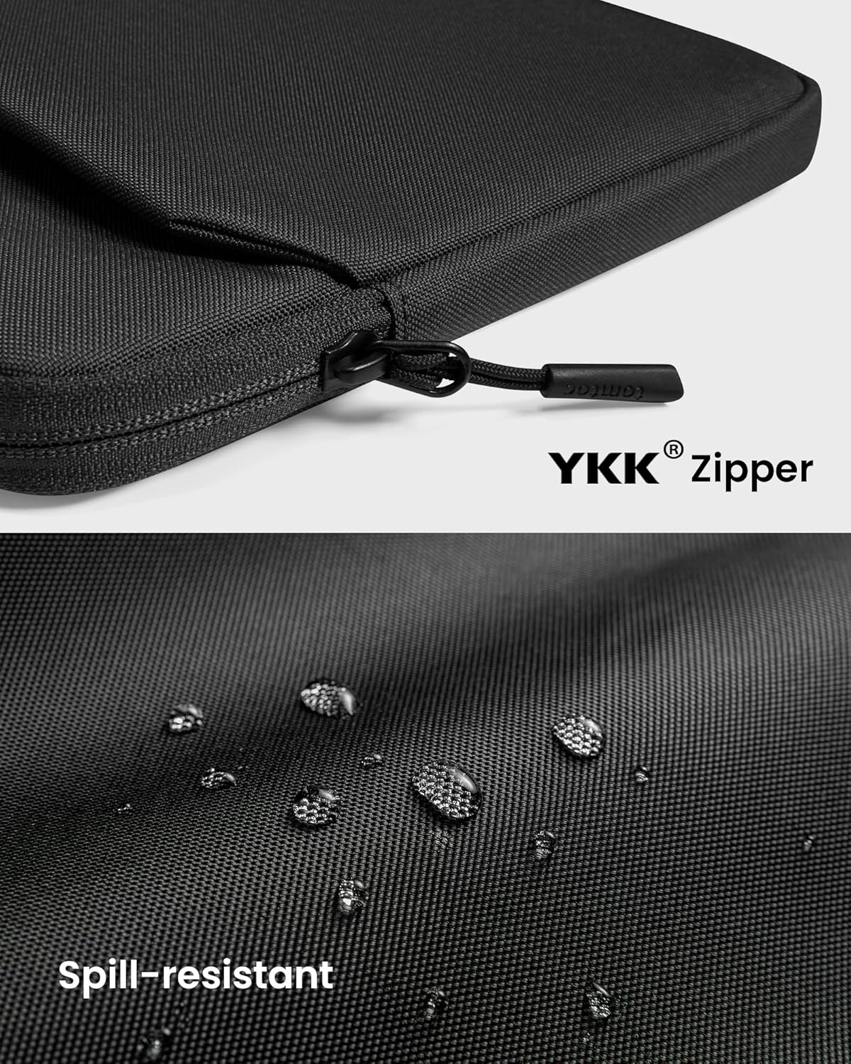 tomtoc Slim Laptop Sleeve for 14-inch MacBook Pro M5/M4/M3/M2/M1 Pro/Max 2025-2021, Water-Resistant Protective Case for 13.8 Inch Surface Laptop AI PC, Accessory Bag