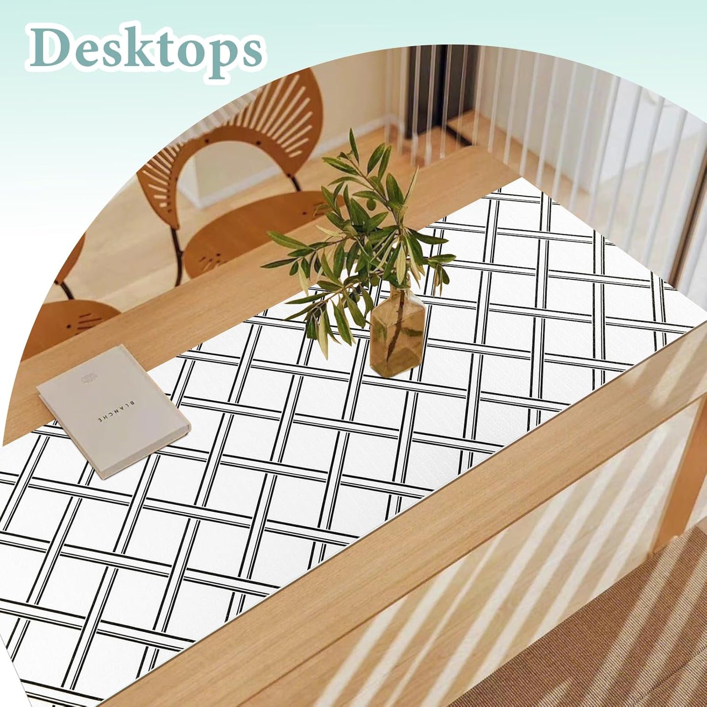 Drawer and Shelf Liner for Kitchen Cabinet: 17 in X 20 Ft Non Slip Waterproof Shelf Paper Non Adhesive Refrigerator Liners Black and White Squares Easy Liners for Bathroom