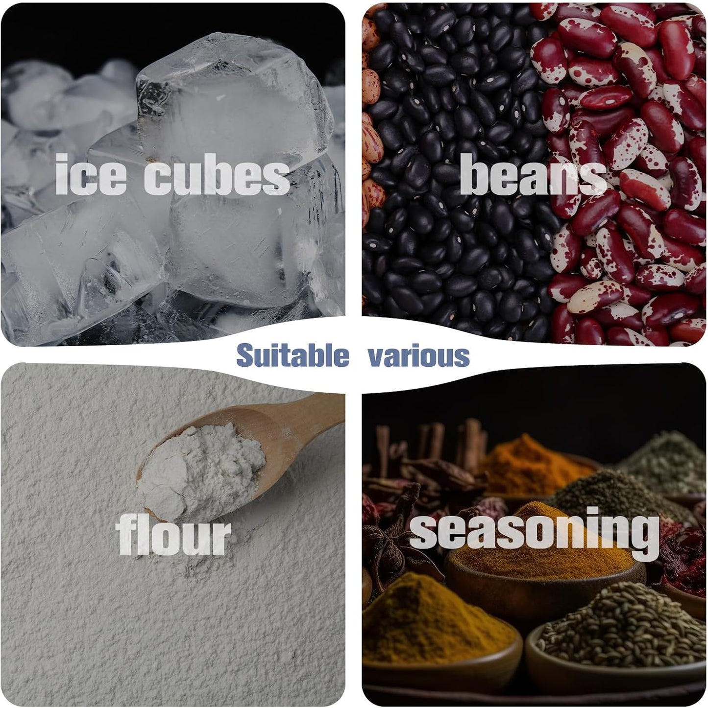 Havawish 4 Pcs Ice Storage Bin for Freezer with Lid and Flexible Scoop Set Plastic Ice Container with Lid Handle for Home Office Fridge Storage (12.4 x 5.91 x 3.94 Inches,Clear)