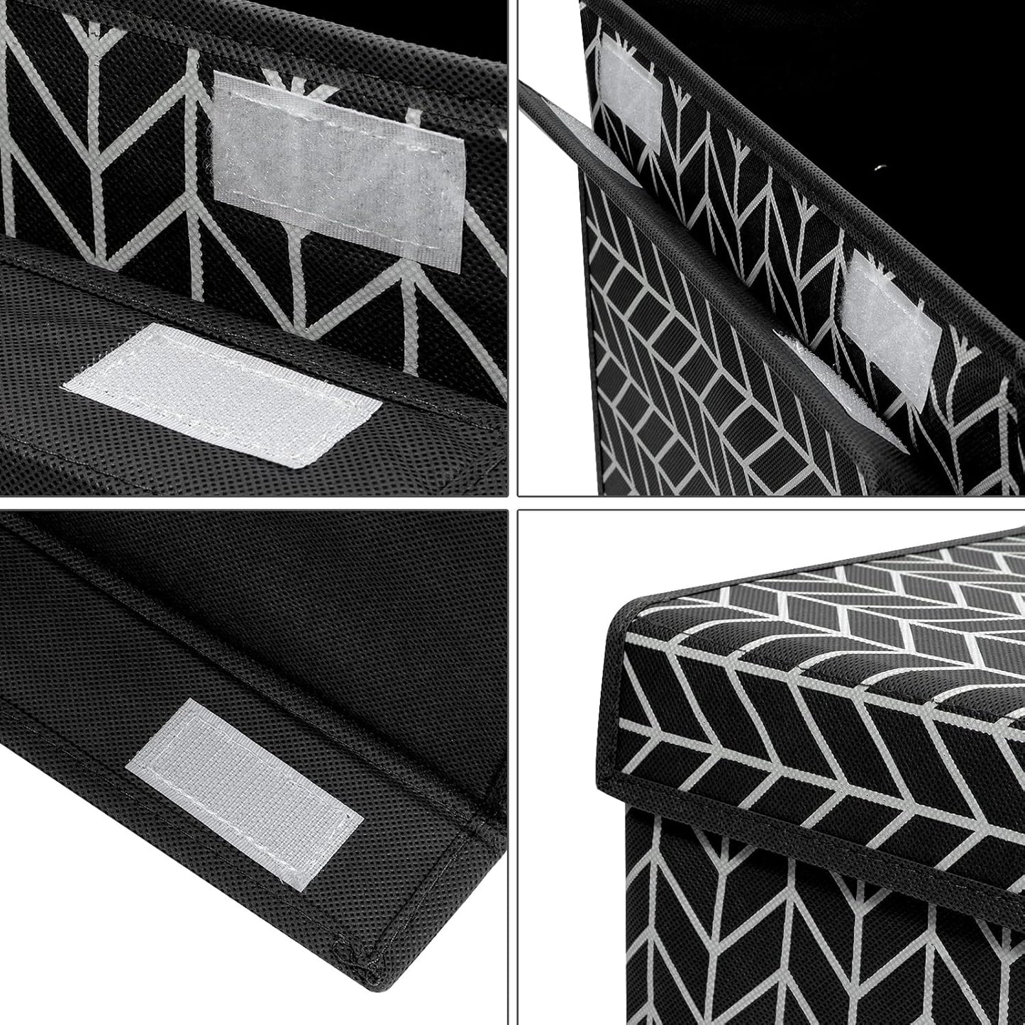 Mayniu Large Toy Box Chest with Lid, Kids Toy Storage Organizer Bins Basket for Living Room, Nursery, Closet, Bedroom, Playroom 25"x13" x16" (Black)